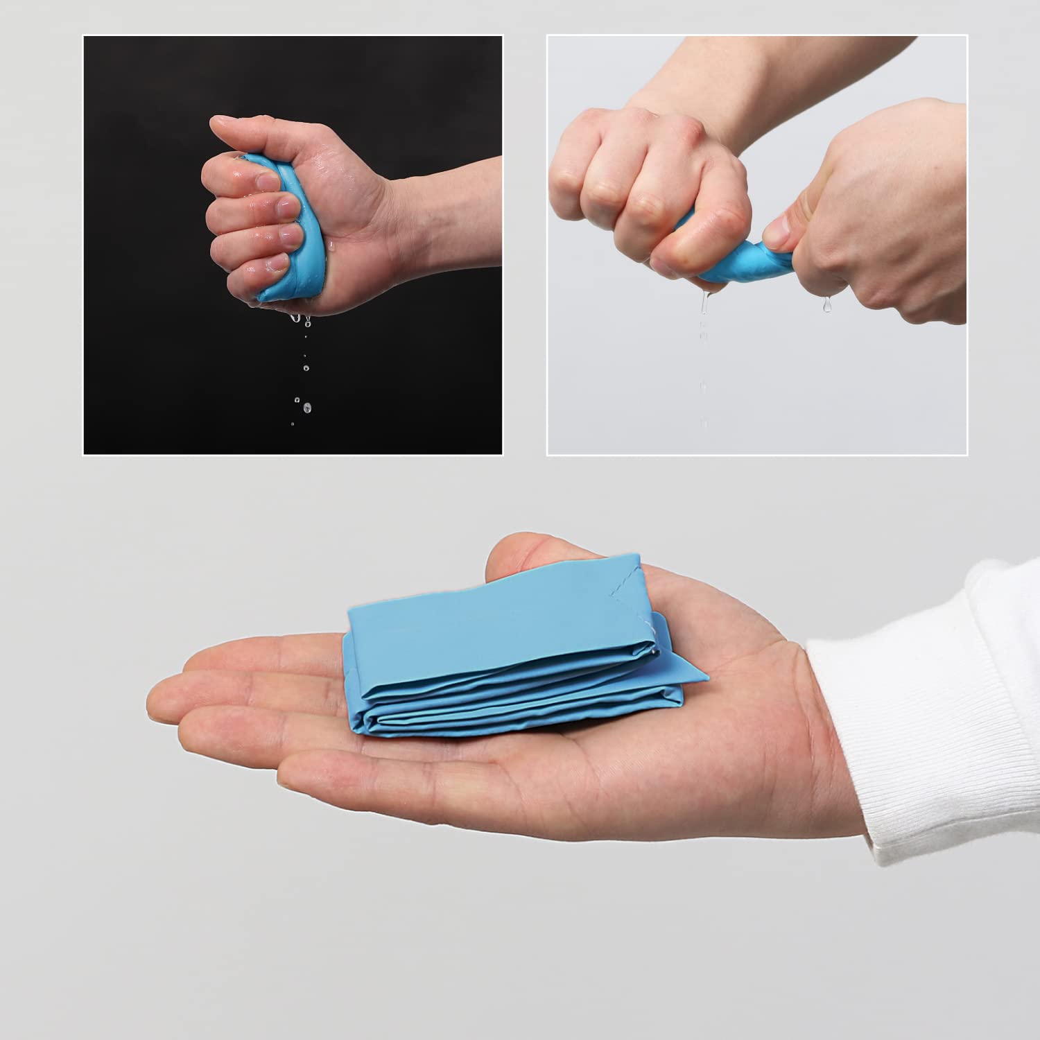 Amazon｜アストロ ネッククーラー ライトブルー 冷却タオル クール